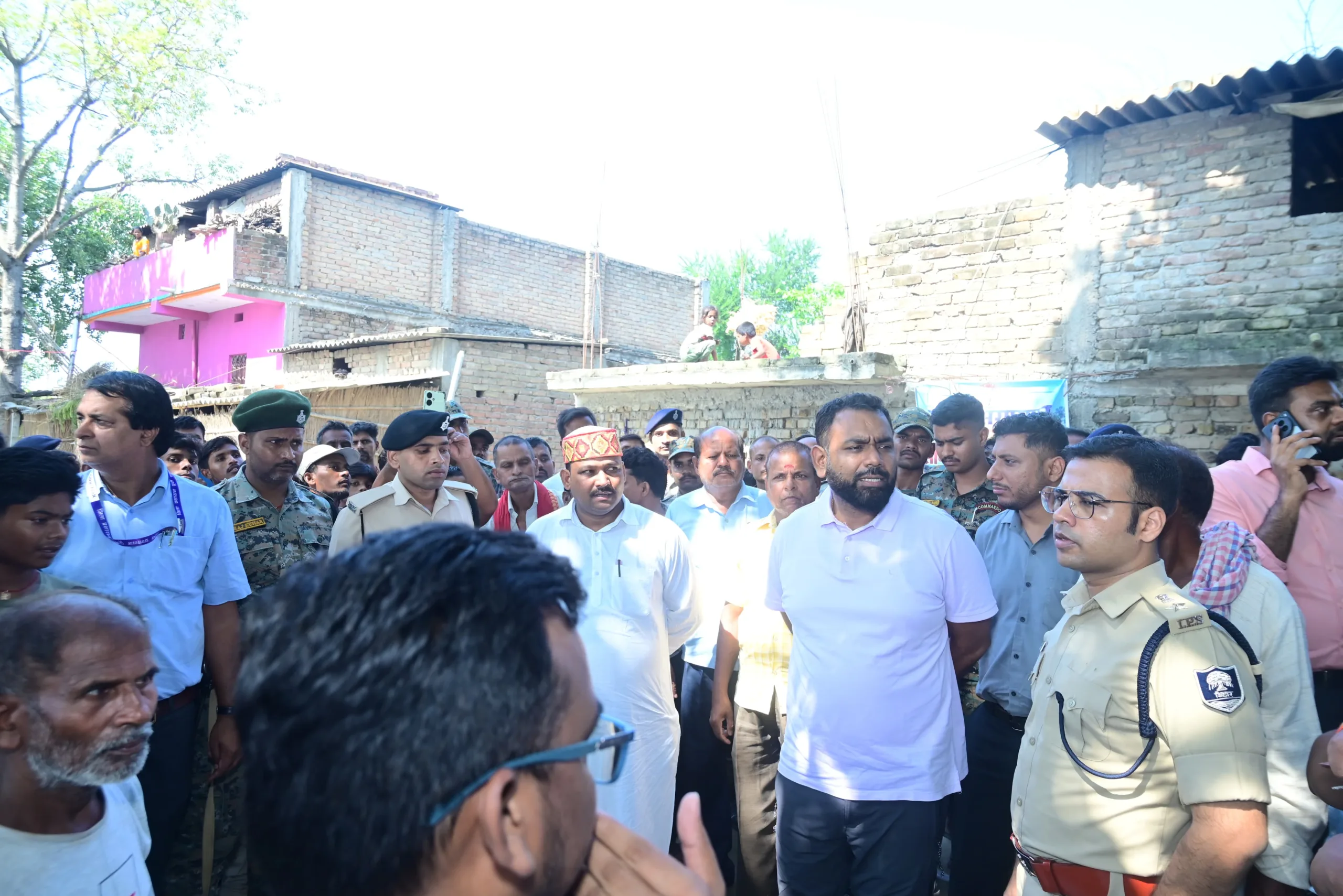 संग्रामपुर बाढ़ प्रभावित क्षेत्र